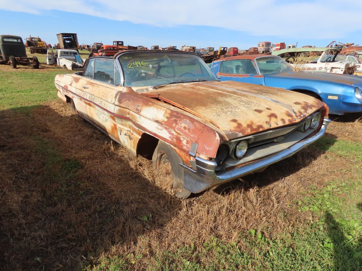 1961 Oldsmobile 98 Convertible for Project or Parts - Image 1