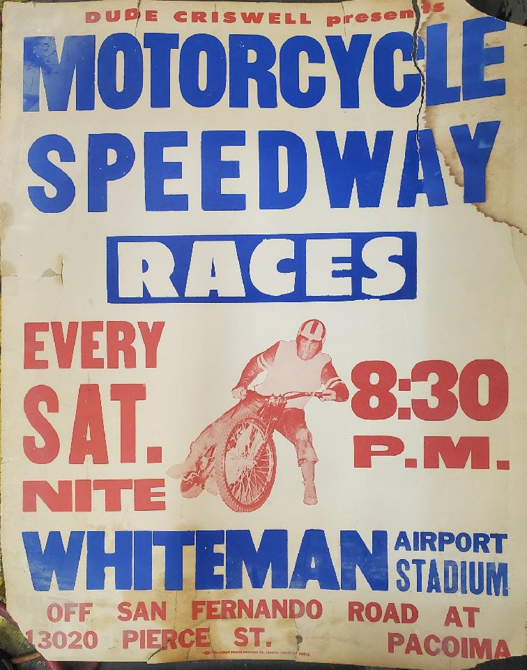 Vintage Motorcycle Poster/Advertising - Image 1
