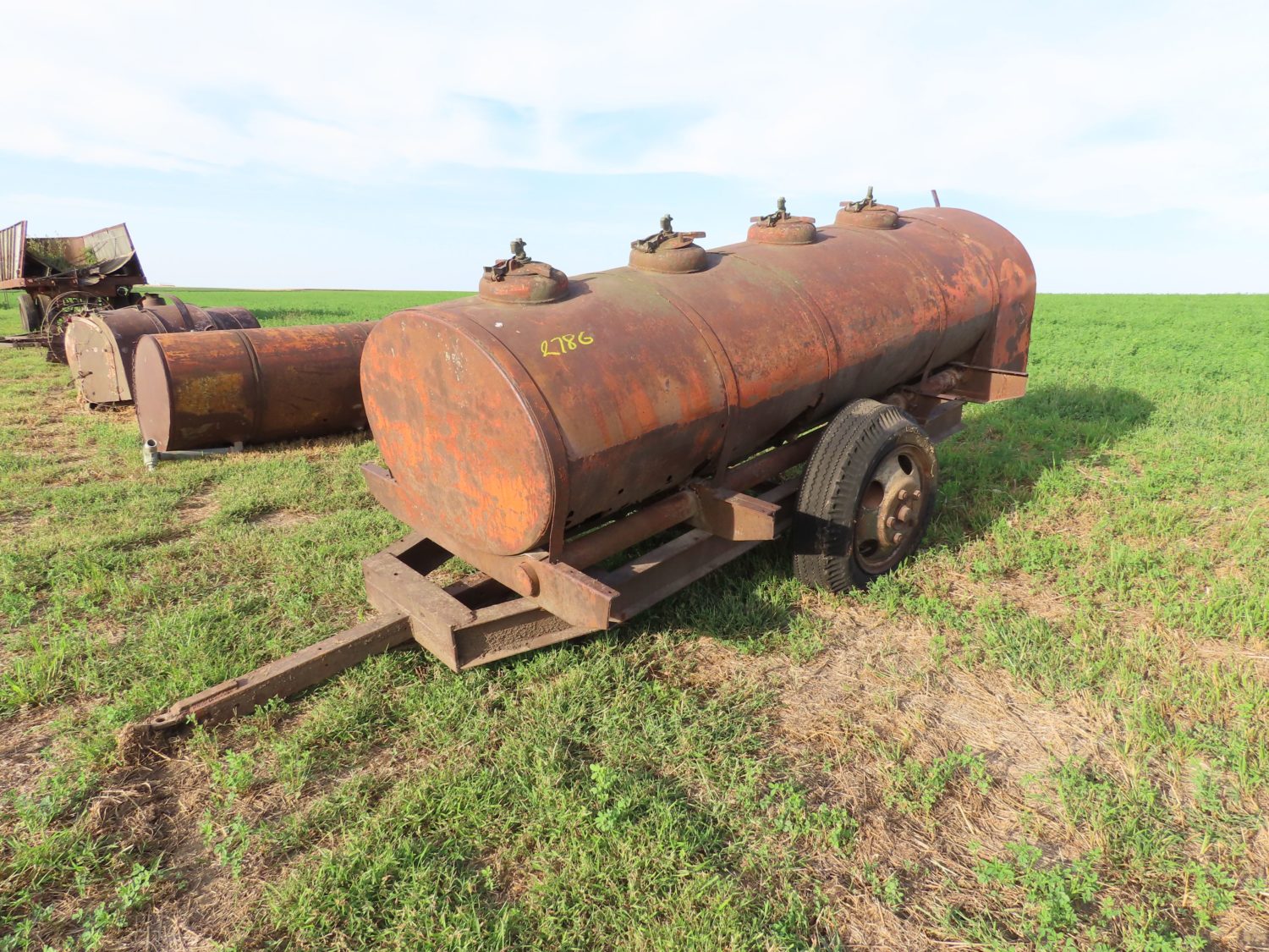 Antique Gas Fuel Tank for Restore - Image 1