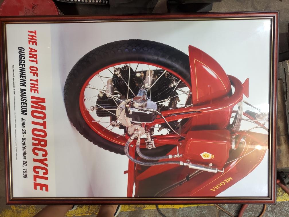 Vintage Motorcycle Poster/Advertising - Image 1